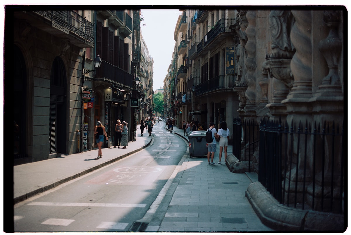 First view of Barcelona on arrival
